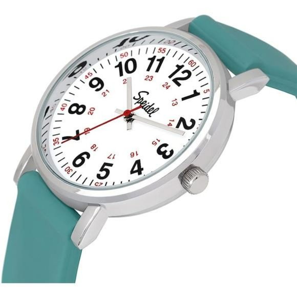 Speidel Original Scrub Watch with Second Hand, Silicone Band, Water Resistant